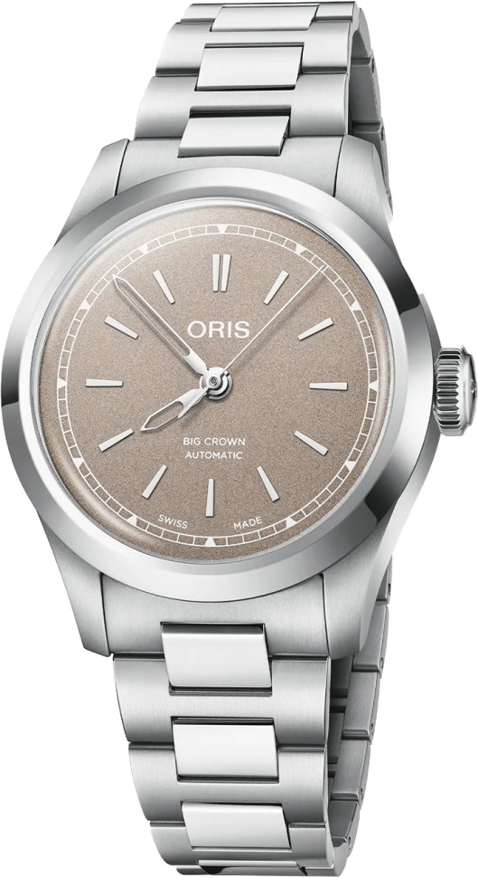 Часы ORIS  Женские швейцарские часы, автоматический механизм, сталь, 34 мм